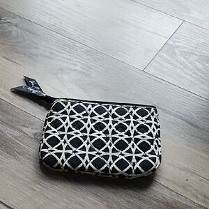 Vera Bradley Black and White Clutch